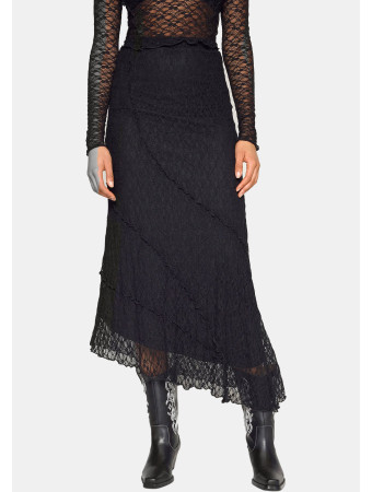 ONLKIM LACE SKIRT - Maksi sijonas - black
