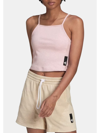 Regular fit cotton Bermudas in yellow