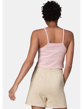 Regular fit cotton Bermudas in yellow