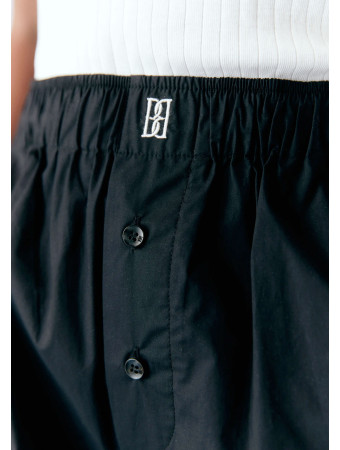STRETCH SLIM TAPERED PANT - Trousers - black