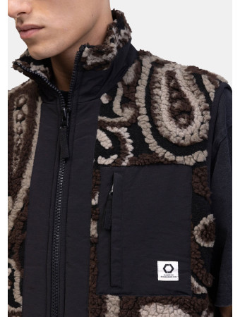 WAISTCOAT BOXY FIT - Liemenė - demitasse