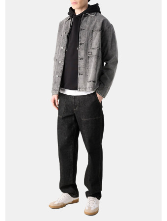 TEXAS CHORE JACKET - Džinsinis švarkelis - washed black