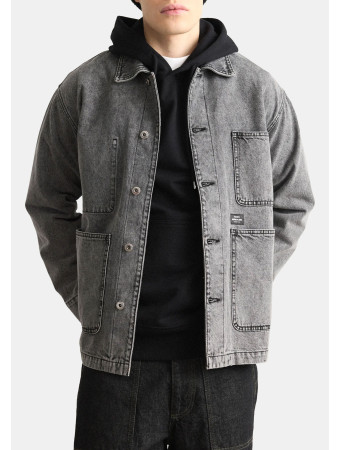 TEXAS CHORE JACKET - Džinsinis švarkelis - washed black