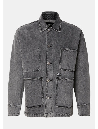 TEXAS CHORE JACKET - Džinsinis švarkelis - washed black