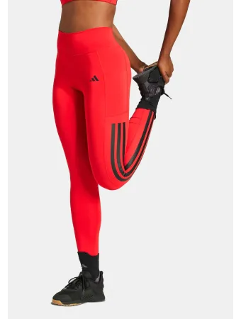 OPTIME 3-STRIPES FULL LENGTH - Tamprės - pure ruby