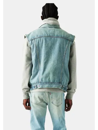RELAXED TRUCKER VEST - Liemenė - kentucky blue