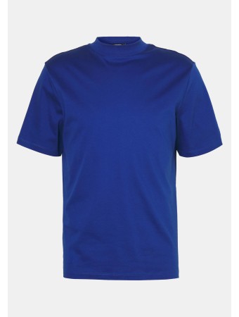 ACE MOCK NECK T-SHIRT - Paprasti marškinėliai - blue