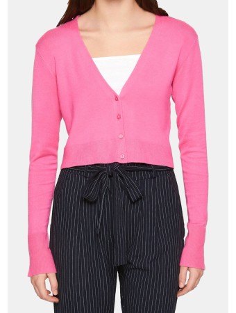 JXISABEL SOFT NOOS - Cardigan - carmine rose