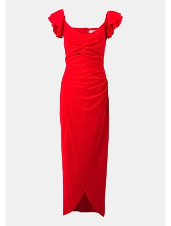 DOROTHY PLEATED MAXI - Cocktail dress / Party dress - red