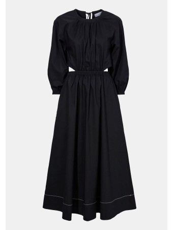 NORA BACKLESS DRESS - KASDIENĖ SUKNELĖ - BLACK