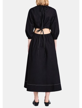 NORA BACKLESS DRESS - KASDIENĖ SUKNELĖ - BLACK