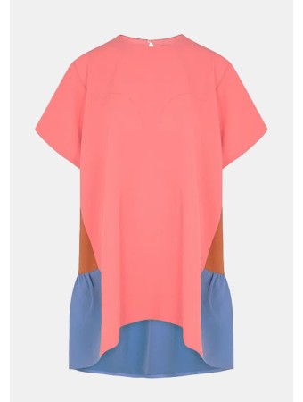 Lily Panelled Stretch-Crepe Mini Dress