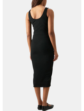 VMMISA SEAMLESS MIDI DRESS - Shift dress - black
