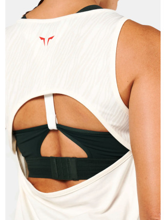 CORE OPEN BACK TANK - PEARL WHITE