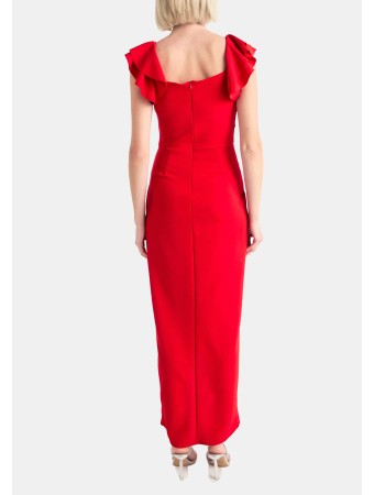 DOROTHY PLEATED MAXI - Cocktail dress / Party dress - red