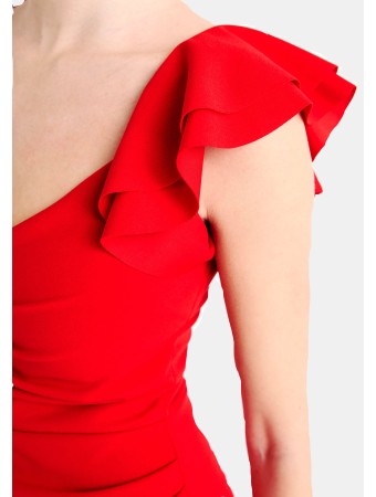 DOROTHY PLEATED MAXI - Cocktail dress / Party dress - red