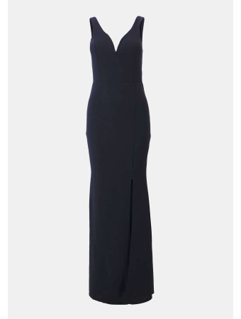 ROSIE CUT OUT - Jersey dress - navy blue