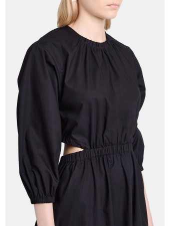 NORA BACKLESS DRESS - KASDIENĖ SUKNELĖ - BLACK
