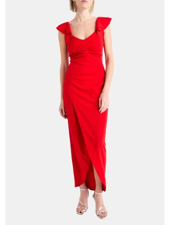 DOROTHY PLEATED MAXI - Cocktail dress / Party dress - red