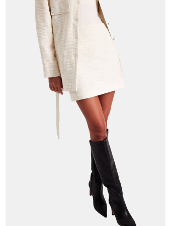 Intelligence jersey short in beige